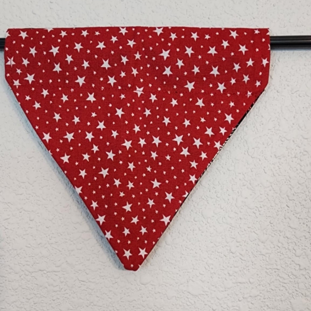 SMALL Firework Metallic Shimmer  Dog Bandana - Picture 3 of 4